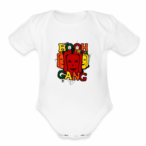 Boohprika Booh Prika Paprika Pepper Bat Gift Ideas - Organic Short Sleeve Baby Bodysuit