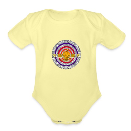 Faravahar Cir - Organic Short Sleeve Baby Bodysuit