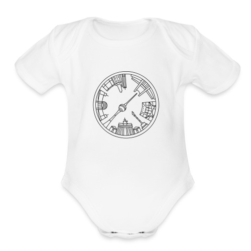 Berlin emblem - Organic Short Sleeve Baby Bodysuit