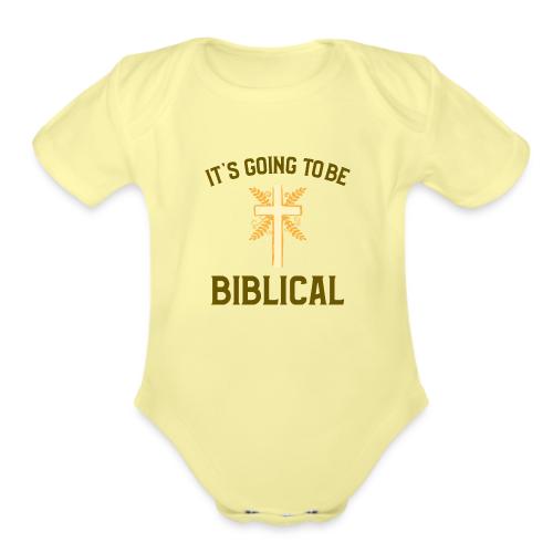 Biblical - Organic Short Sleeve Baby Bodysuit