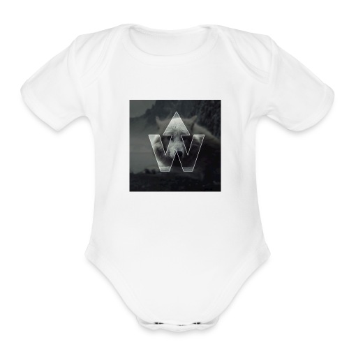 New W logo jpg - Organic Short Sleeve Baby Bodysuit
