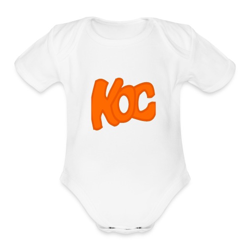 KingOfCookies Collection - Organic Short Sleeve Baby Bodysuit