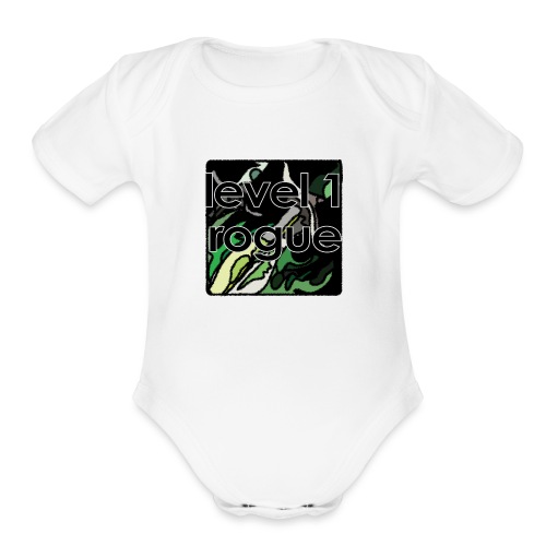 Warcraft Baby: Level 1 Rogue - Organic Short Sleeve Baby Bodysuit