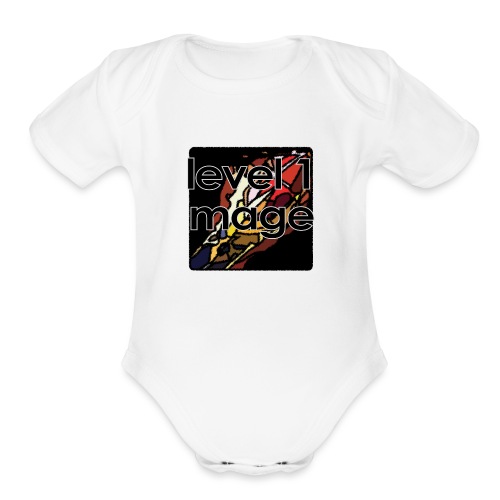 Warcraft Baby: Level 1 Mage - Organic Short Sleeve Baby Bodysuit