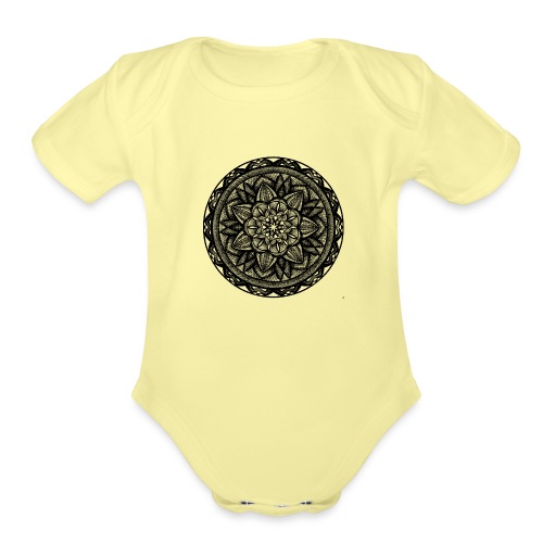 Circle No.2 - Organic Short Sleeve Baby Bodysuit