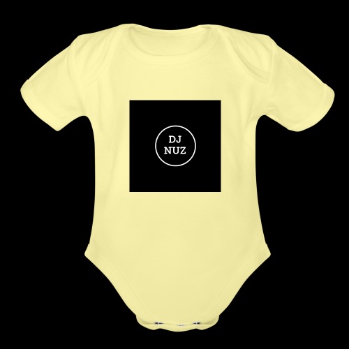 DJ Nuz Minimal - Organic Short Sleeve Baby Bodysuit