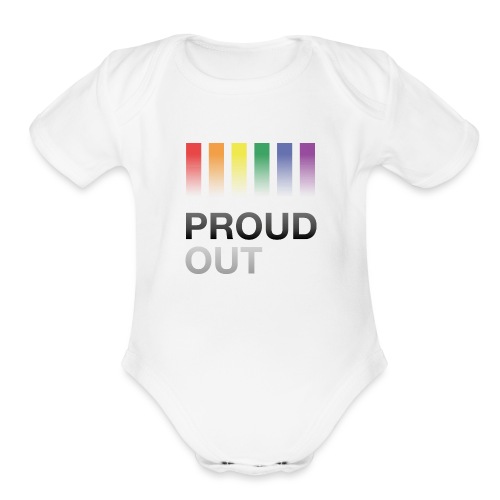 proudout.com - Organic Short Sleeve Baby Bodysuit