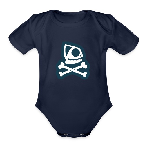 geeko-pirate - Organic Short Sleeve Baby Bodysuit