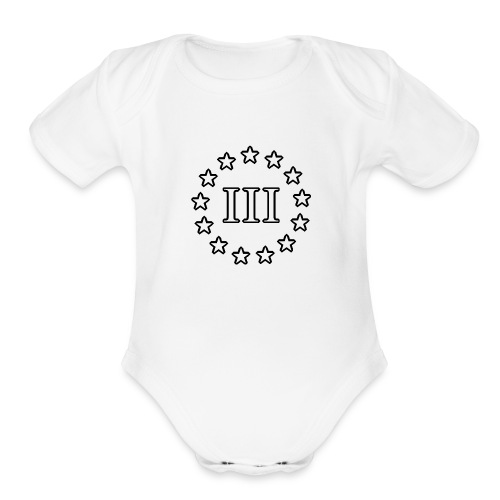 3 er - Organic Short Sleeve Baby Bodysuit