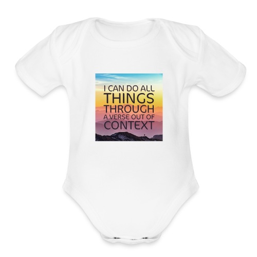 I CAN DO ALL THINGS - 2021 Edition! - Organic Short Sleeve Baby Bodysuit