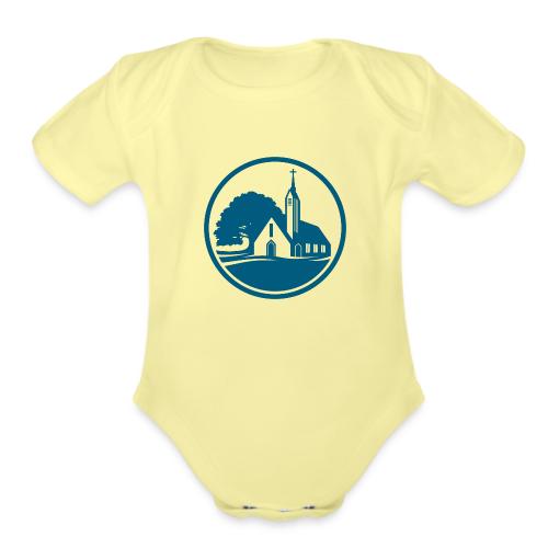 ELC Emblem Round - Organic Short Sleeve Baby Bodysuit