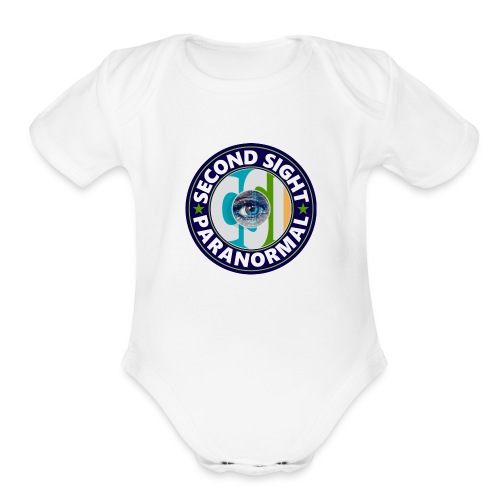 Second Sight Paranormal TV Fan - Organic Short Sleeve Baby Bodysuit