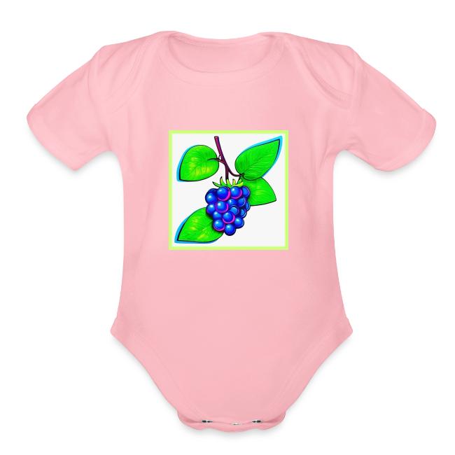 Vibrant Blueberry Pop Art