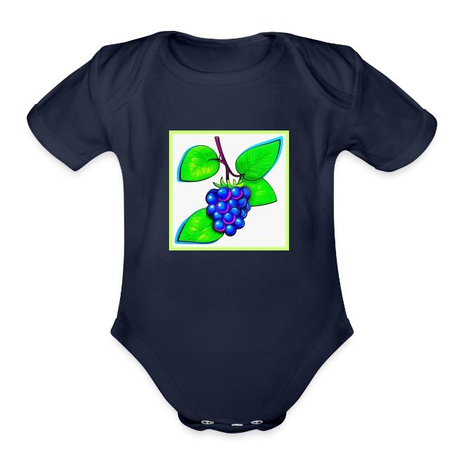 Vibrant Blueberry Pop Art