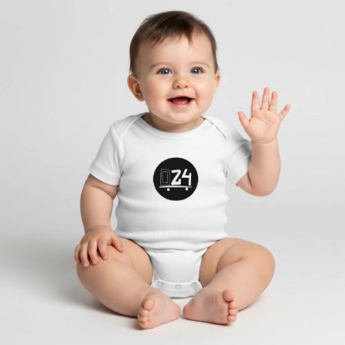 024 - Organic Short Sleeve Baby Bodysuit