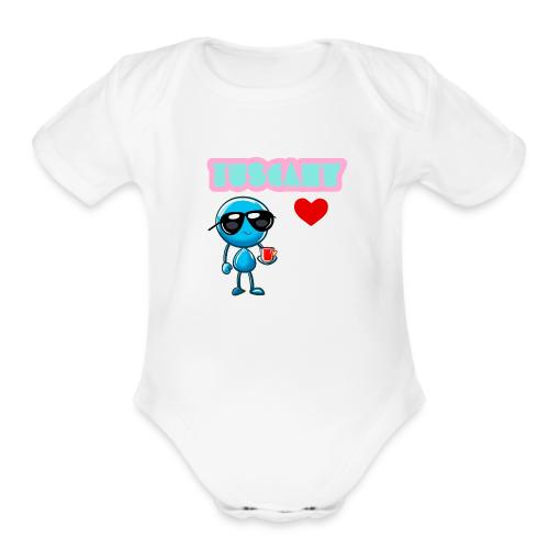 Smoon City_Tuscany - Organic Short Sleeve Baby Bodysuit