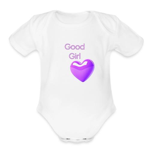 Smoon City_Good Girl - Organic Short Sleeve Baby Bodysuit