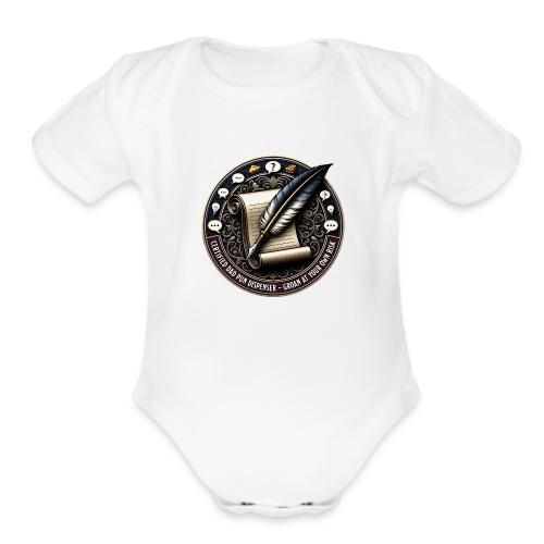 Certified Dad Pun Dispenser T Shirt - Organic Short Sleeve Baby Bodysuit