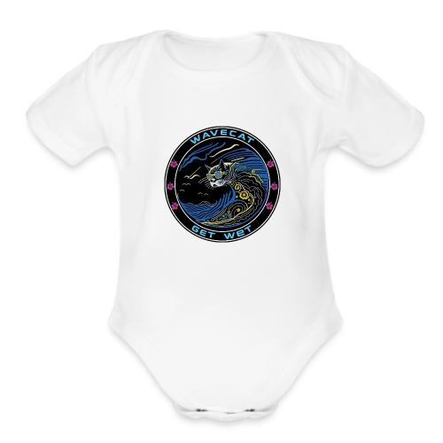 Wavecat Get Wet - Organic Short Sleeve Baby Bodysuit
