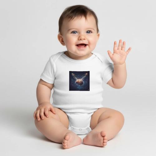 BrainTeas - Organic Short Sleeve Baby Bodysuit