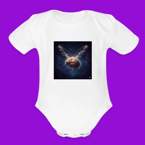 BrainTeas - Organic Short Sleeve Baby Bodysuit