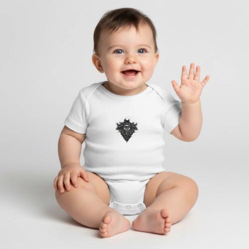 Eldritch Eye - Organic Short Sleeve Baby Bodysuit