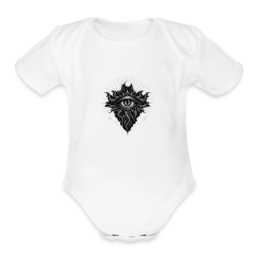 Eldritch Eye - Organic Short Sleeve Baby Bodysuit