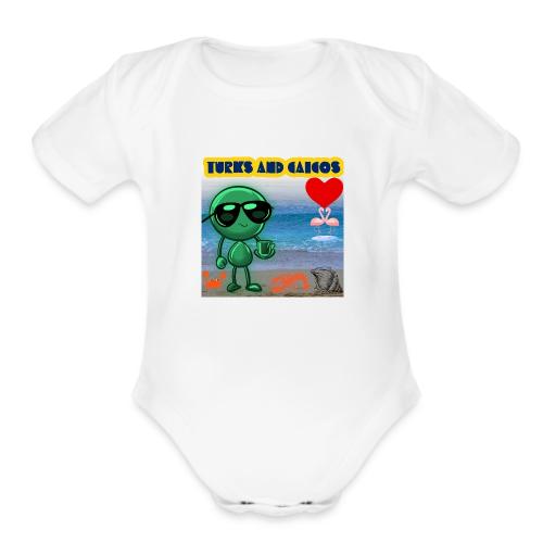 Smoon City_Turks and Caicos - Organic Short Sleeve Baby Bodysuit