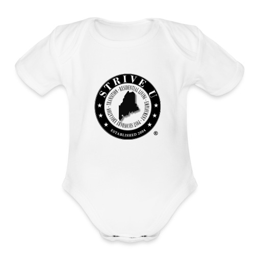 STRIVE U Emblem - Organic Short Sleeve Baby Bodysuit