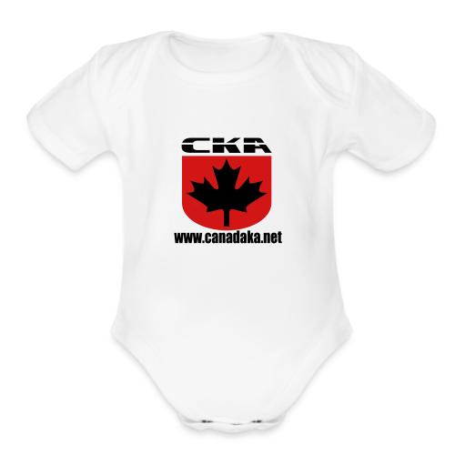 CKA Back 1 - Organic Short Sleeve Baby Bodysuit