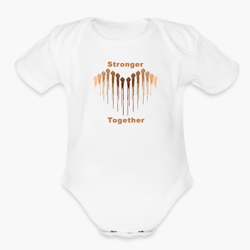 Stronger Together - Organic Short Sleeve Baby Bodysuit