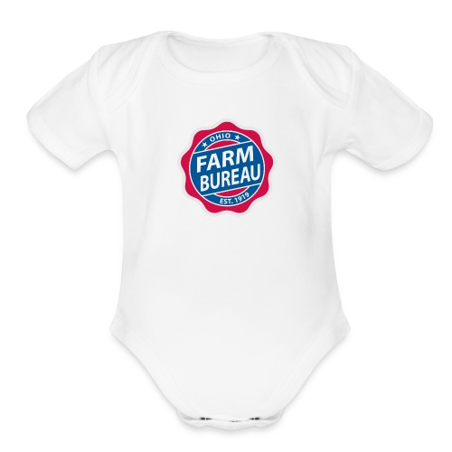 Color Logo - Organic Short Sleeve Baby Bodysuit