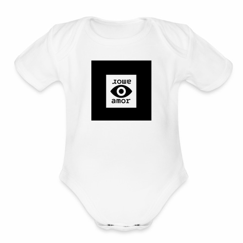 amor - Organic Short Sleeve Baby Bodysuit