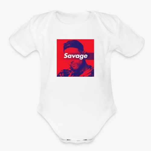 Savage - Organic Short Sleeve Baby Bodysuit