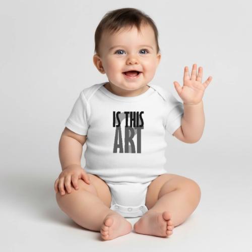 Is This Art? - Organic Short Sleeve Baby Bodysuit