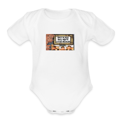 Key Lewis; Marquee - Organic Short Sleeve Baby Bodysuit