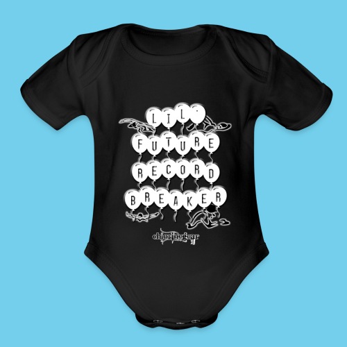 Lil Future ReacordBreaker - Organic Short Sleeve Baby Bodysuit
