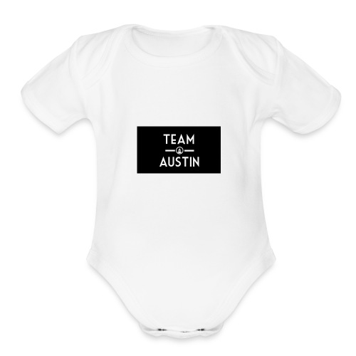 Team Austin Youtube Fan Base - Organic Short Sleeve Baby Bodysuit