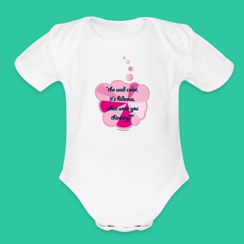 BabyTalks 3 - Organic Short Sleeve Baby Bodysuit