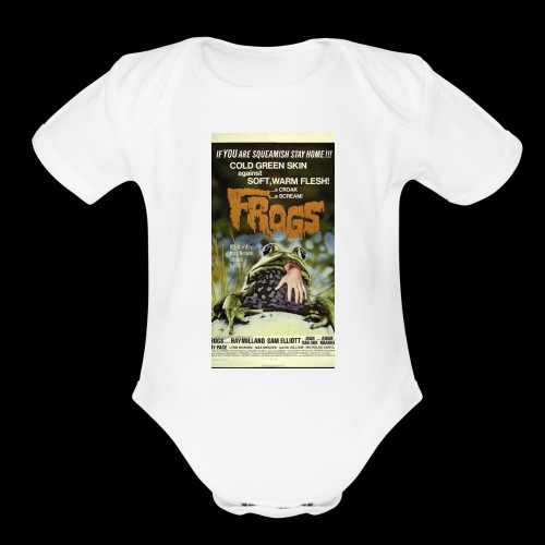Frogs Movie Poster - Organic Short Sleeve Baby Bodysuit