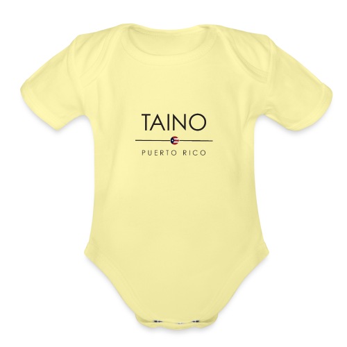 Taino de Puerto Rico - Organic Short Sleeve Baby Bodysuit