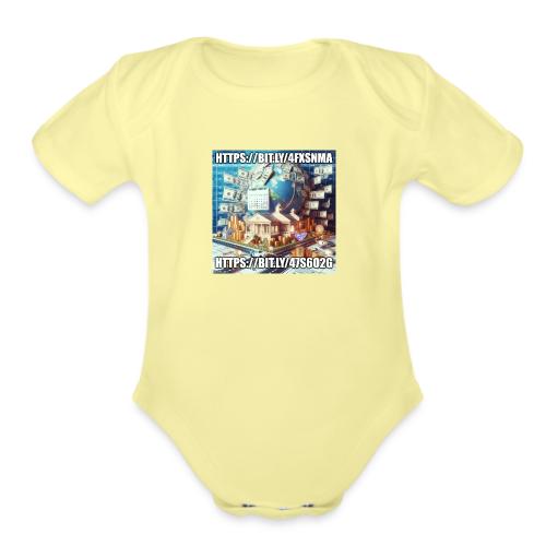 a34rfj - Organic Short Sleeve Baby Bodysuit