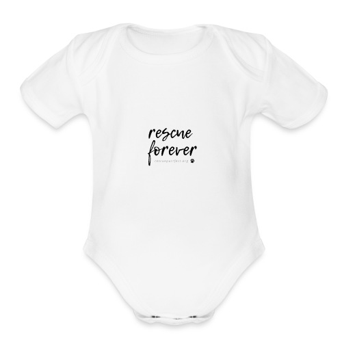 Rescue Forever - Organic Short Sleeve Baby Bodysuit