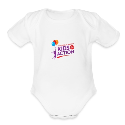 Kids In Action - Organic Short Sleeve Baby Bodysuit