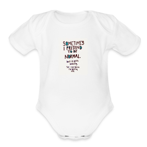 lols - Organic Short Sleeve Baby Bodysuit