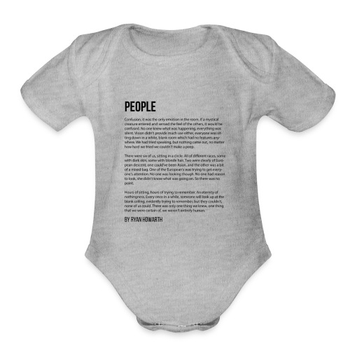 People - Organic Short Sleeve Baby Bodysuit