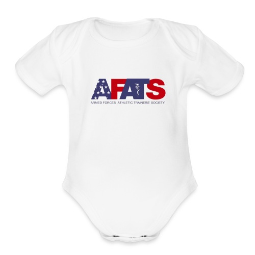 AFATS Logo - Organic Short Sleeve Baby Bodysuit