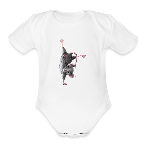hang loose - Organic Short Sleeve Baby Bodysuit