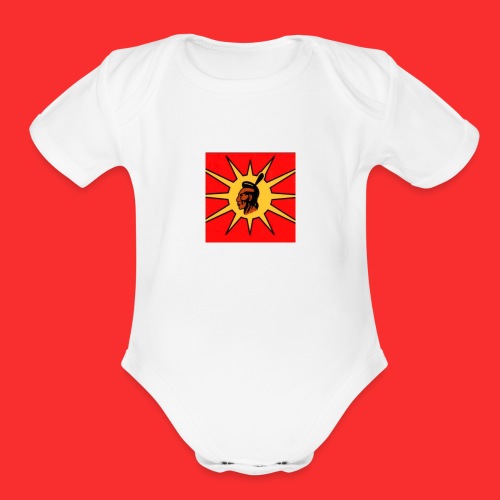 RED-WARRIORS - Organic Short Sleeve Baby Bodysuit