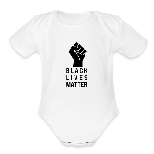 #BLM Fist - Organic Short Sleeve Baby Bodysuit